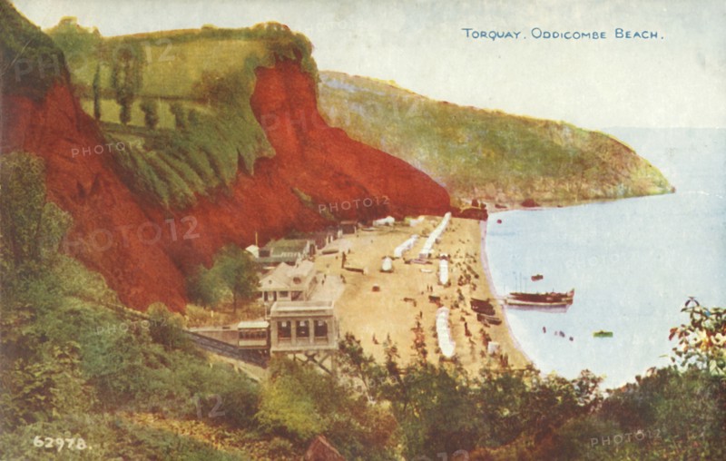 Torquay, Oddicombe Beach', late 19th-early 20th century.