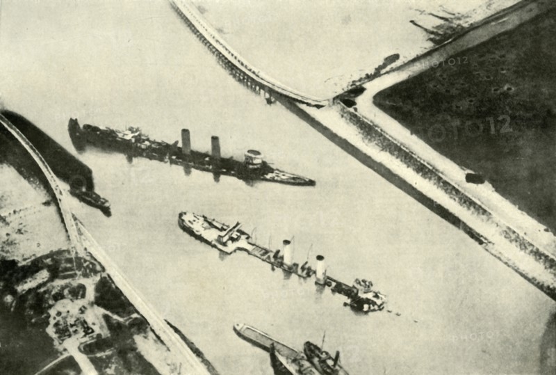 The Blocking of Zeebrugge Harbour', (1919).