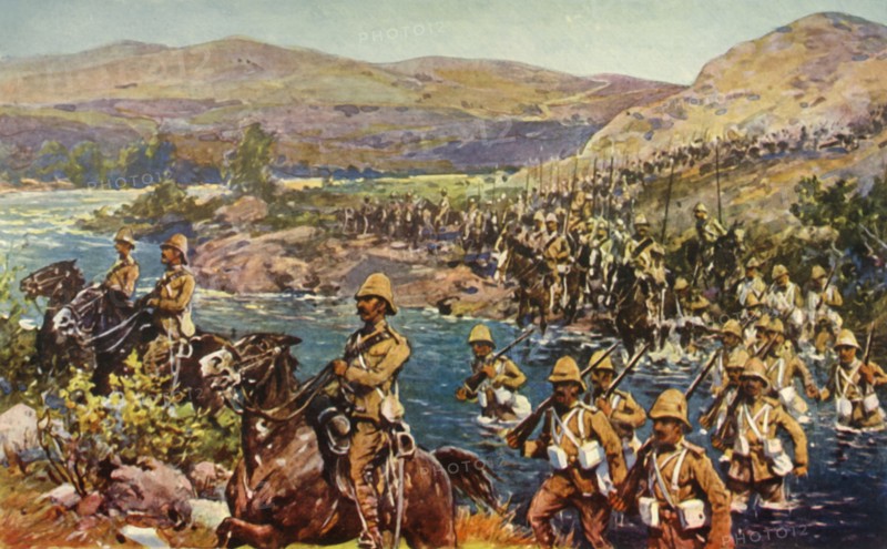 The Great Turning Movement - Crossing the Riet', (1901).