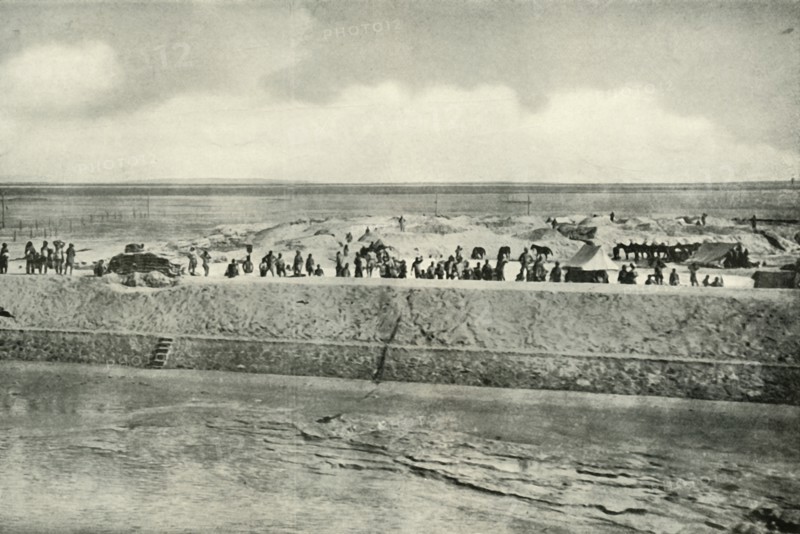 Guarding the Banks of the Suez Canal', (1919).