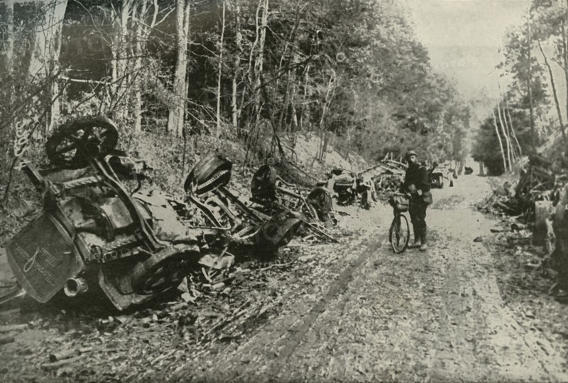 The Effect of British Shell Fire', (1919).