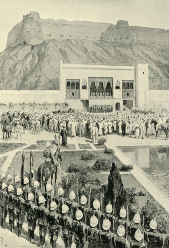 General Roberts Reading His Proclamation at Kabul, October 12, 1879', (1901).