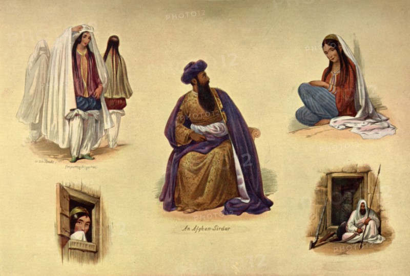 Kabul Types', 1840s, (1901).