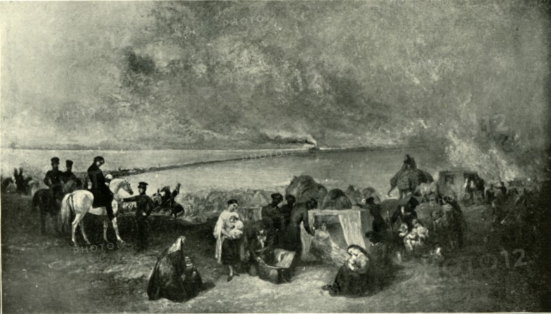 Cawnpore - The Passage of the Ganges with the Refugees from Lucknow...November 1857', (1901).
