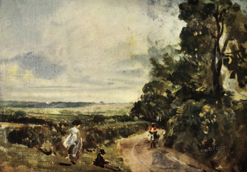 A Country Road with Trees and Figures', c1830, (1934).