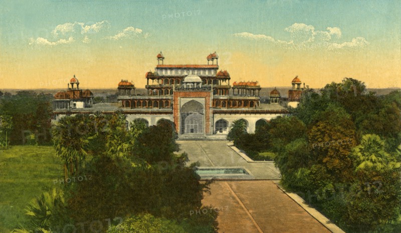 The Tomb of Akbar the Great Alias Sikandra, Agra', c1910.