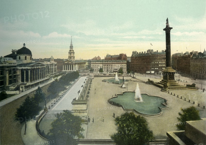Trafalgar Square', c1900s.