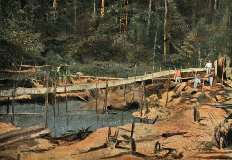 Saint-Elie. Le Schluss (Rigole Pour L'Or)', (The Sluice, Prospecting for Gold), 1900.