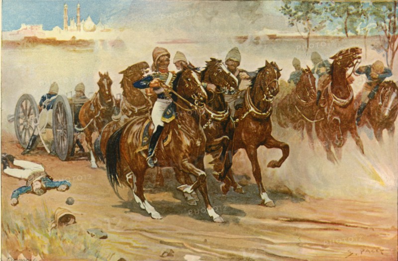 Lieutenant Roberts Saving His Battery Under the Walls of Delhi', (1901).