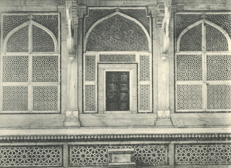Agra. Screen of Sulim Chishti's Tomb, Futtehpur Sikri'.