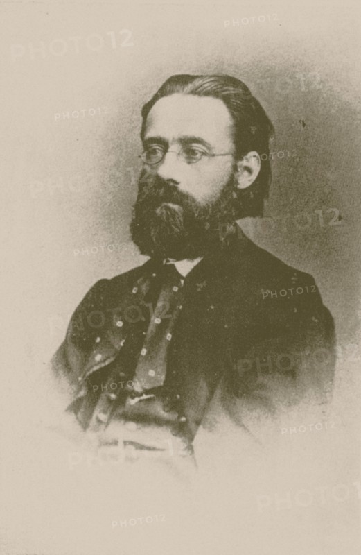 Portrait of the composer Bedrich Smetana, 1866.