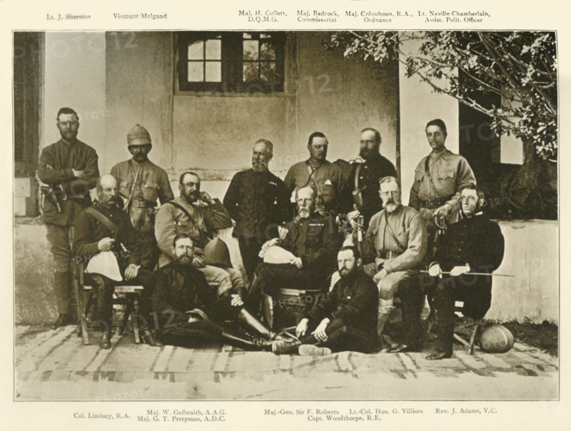 General Roberts's Staff, Kandahar Expedition', c1880, (1901).