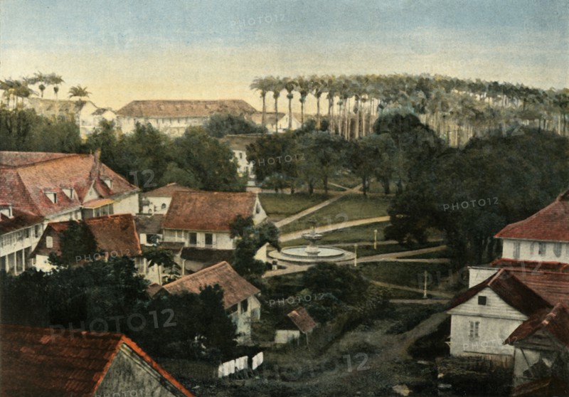 Ville De Cayenne (Place D'Armes)', (Town of Cayenne), 1900.