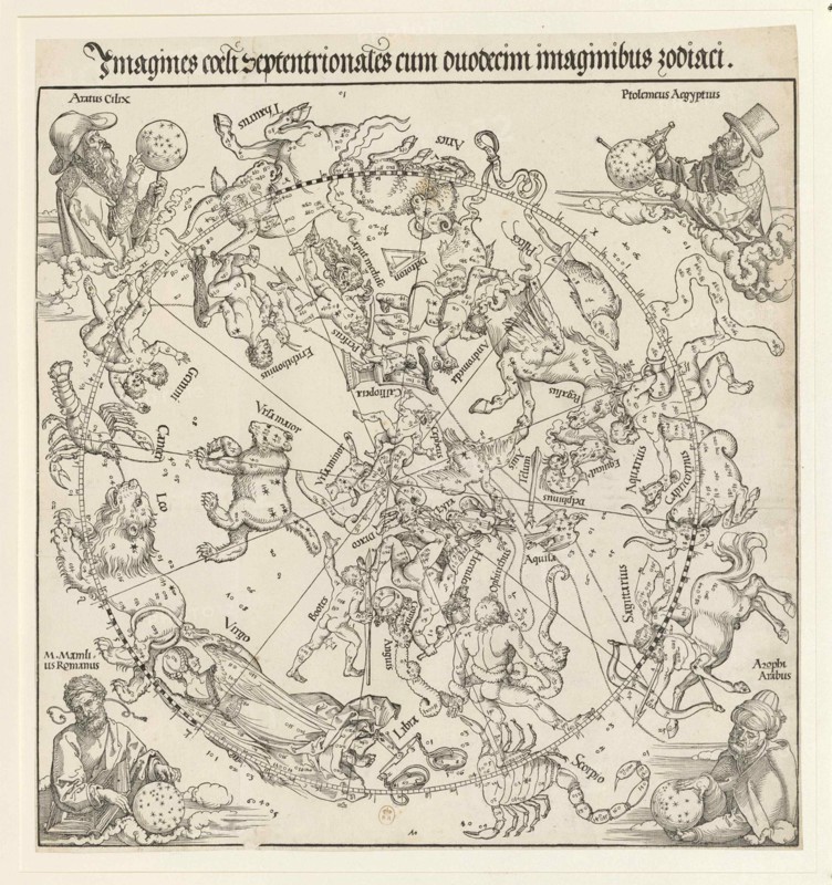 The Northern Celestial Hemisphere, 1515.