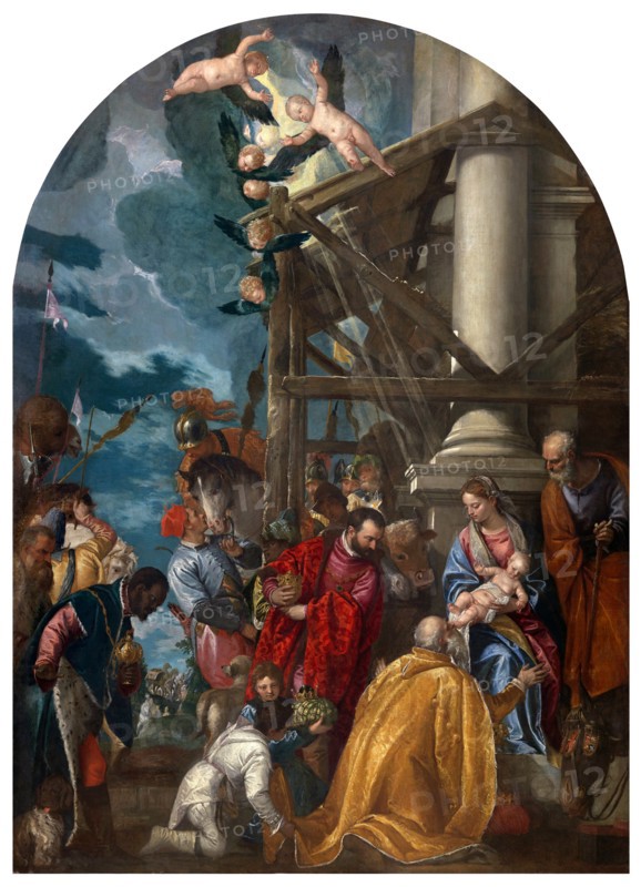 The Adoration of the Magi.