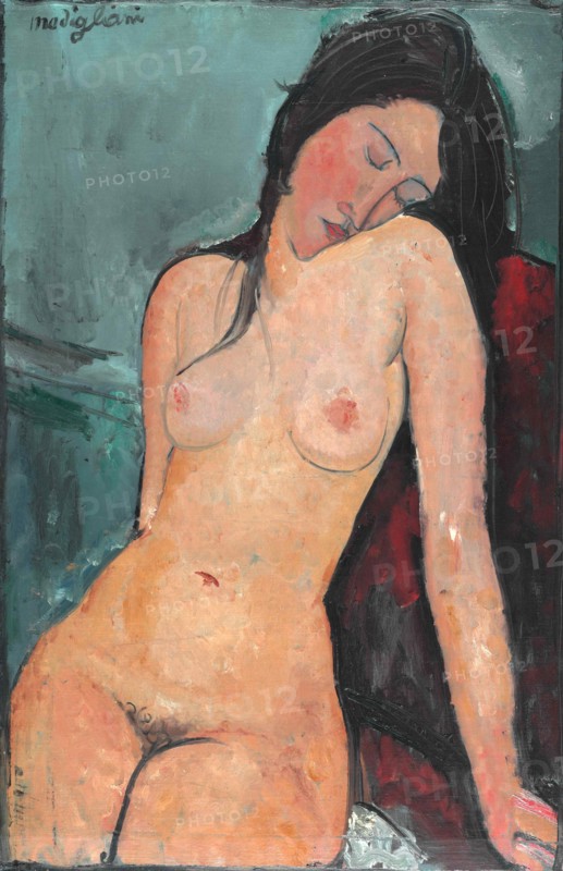 Female Nude , c. 1916.