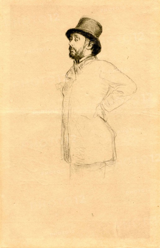 Edgar Degas au chapeau.