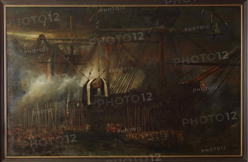 Transfer of Napoleon's ashes on board of the frigate La Belle Poule, 15 october 1840, 1843.