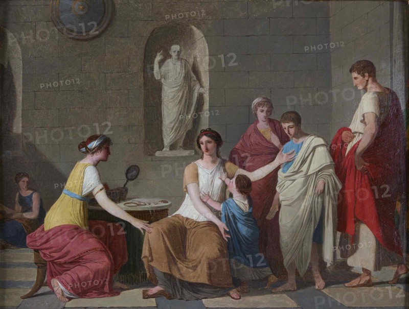 Cornelia, mother of the Gracchi, c. 1793.