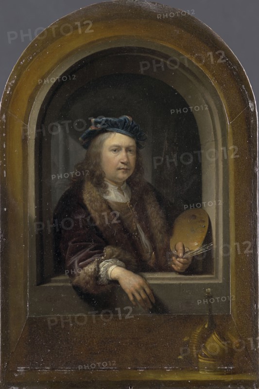Self-Portrait with Palette, c. 1660.