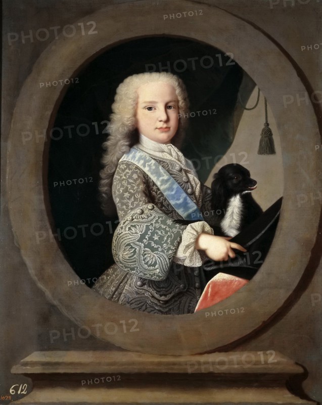 Luis Antonio Jaime of Spain (1727-1785), the Cardinal Infante, 1731.