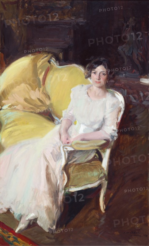 Clotilde Sitting on a Sofa, 1910.