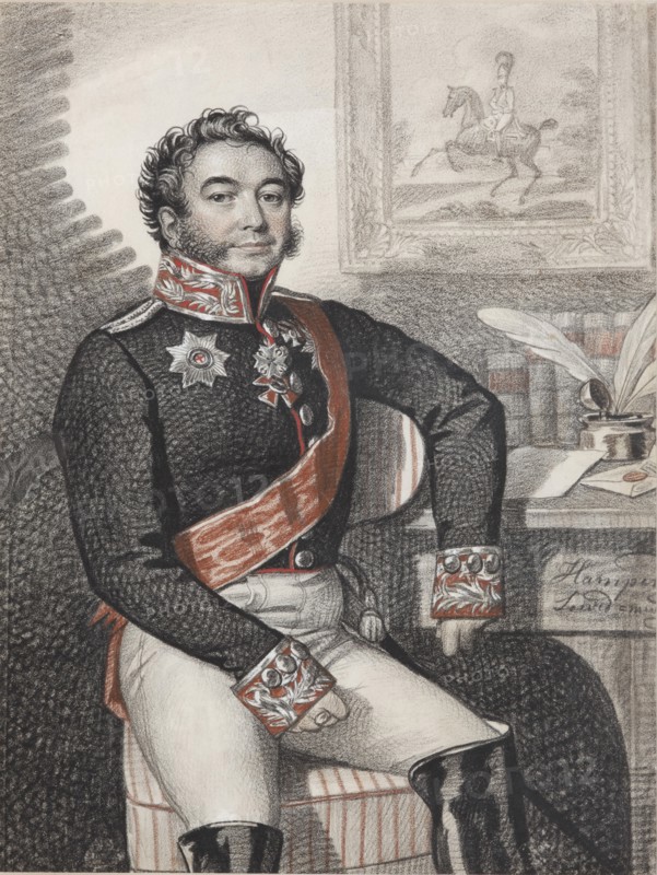 Portrait of Fyodor Petrovich Opochinin (1779-1852), 1826.
