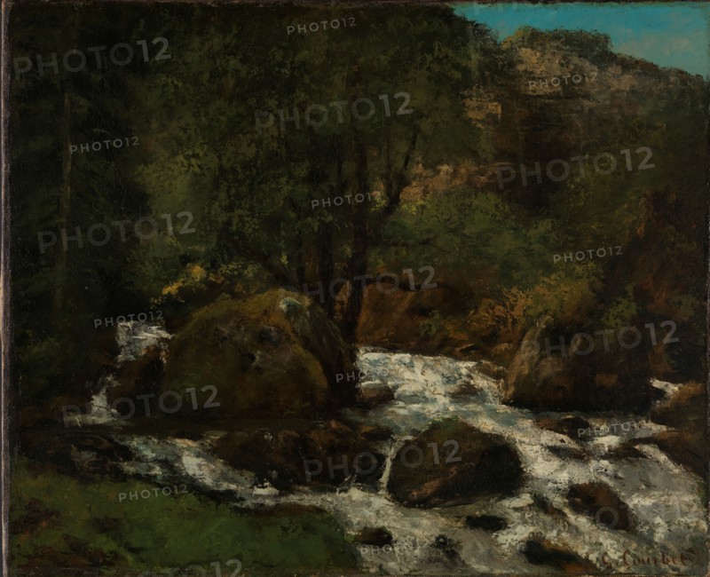 Forest Stream, Jura, 1860s.