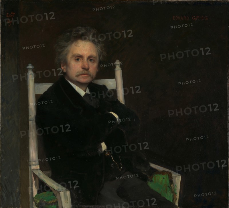 Portrait of Edvard Grieg (1843-1907), 1891.