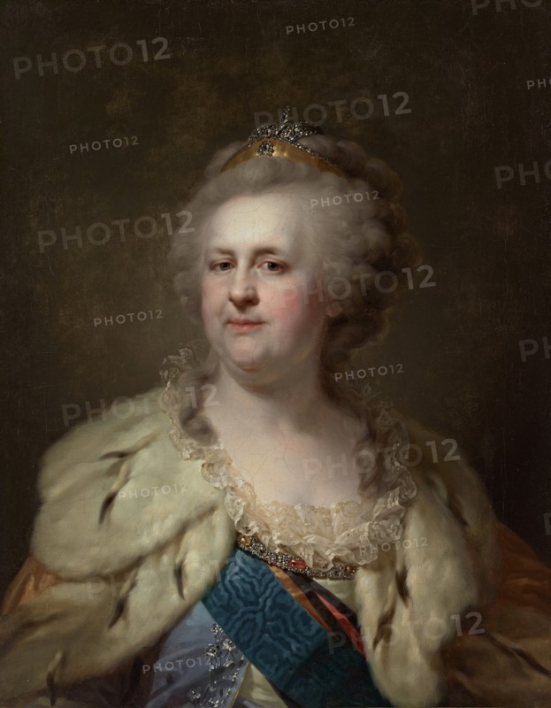 Portrait of Empress Catherine II (1729-1796), 1790s.