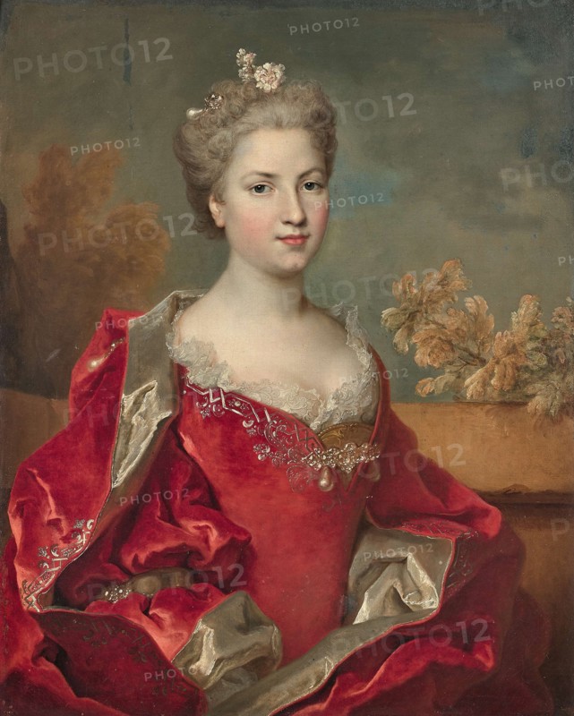Portrait of Louise de Rohan duchess of Montbazon (1704-1780), 1725-1730.
