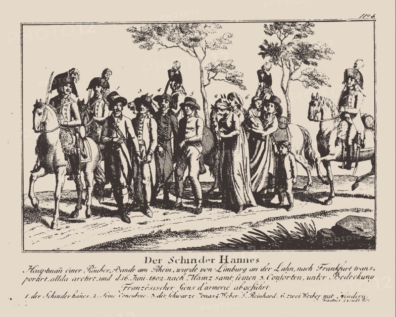 The arrest of Schinderhannes, 1802.