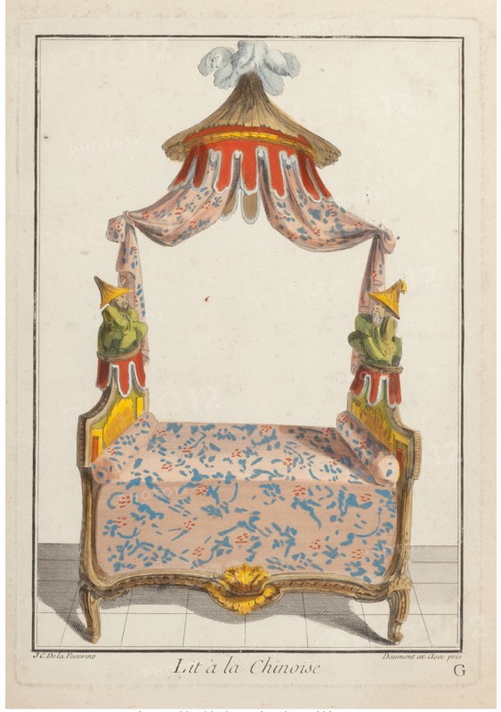 Lit à la Chinoise, ca 1788.