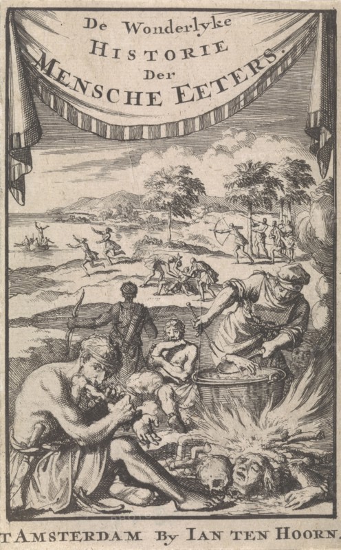 The wonderful history of human eaters by A. Magyrus, 1696.