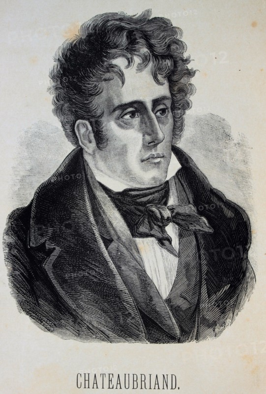 Portrait of François-René, vicomte de Chateaubriand (1768-1848), 1880.