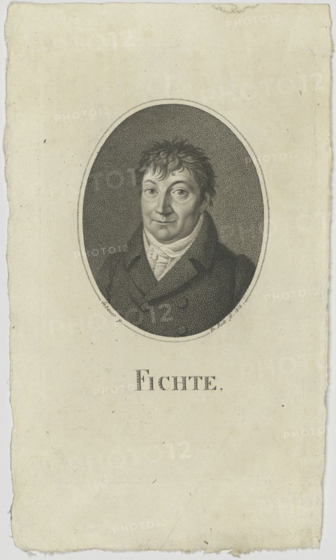 Portrait of Johann Gottlieb Fichte (1762-1814), 1812.
