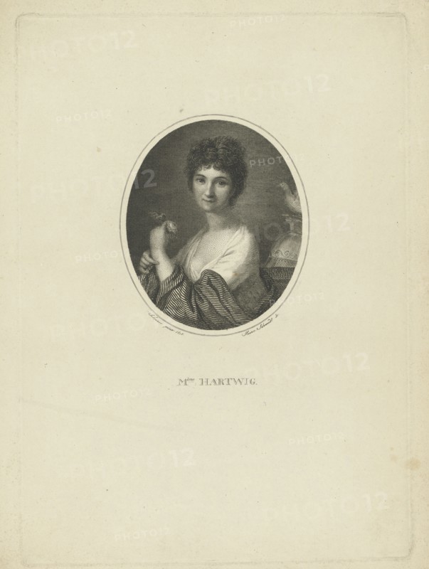 Portrait of the actress Friederike Wilhelmine Hartwig (1777-1849), c. 1801.