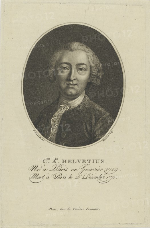 Portrait of Claude Adrien Helvétius (1715-1771), c. 1800.