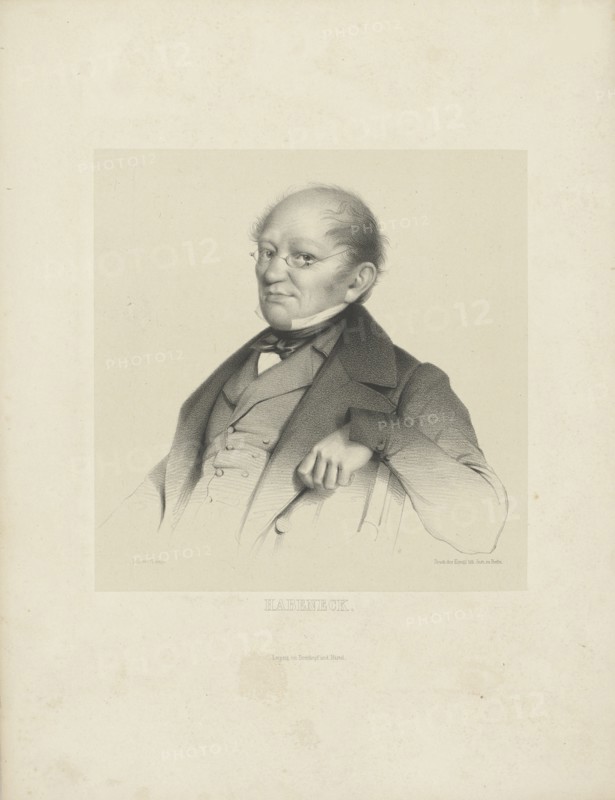 Portrait of the composer François Antoine Habeneck (1781-1849), c. 1840.