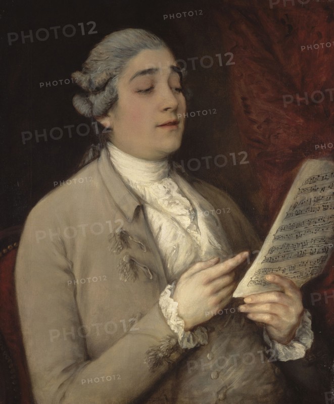 Portrait of Giusto Ferdinando Tenducci (1736-1790), known as il Senesino, ca 1770.