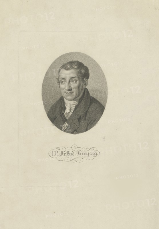 Portrait of Friedrich Ludwig Kreysig (1770-1839) , 1826.