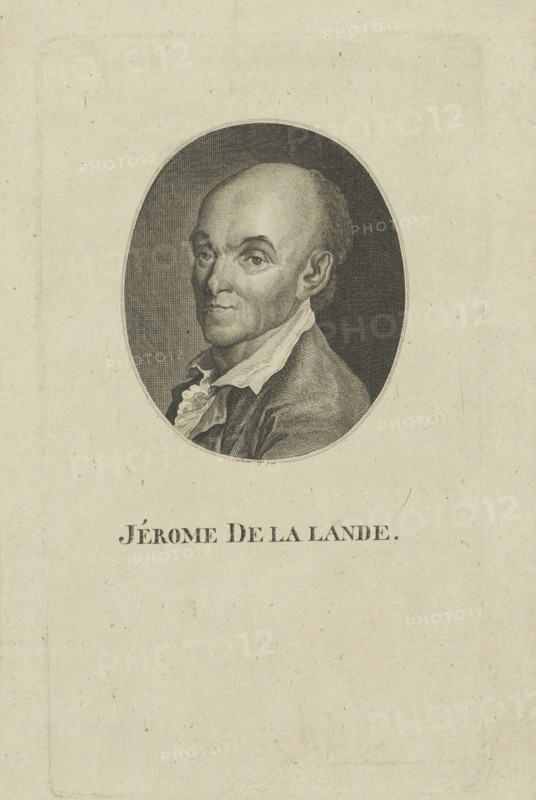 Portrait of Jérôme Lalande (1732-1807), c. 1800.