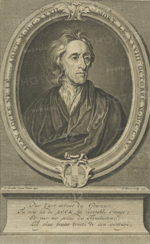 Portrait of the physician and philosopher John Locke (1632-1704), 1721.