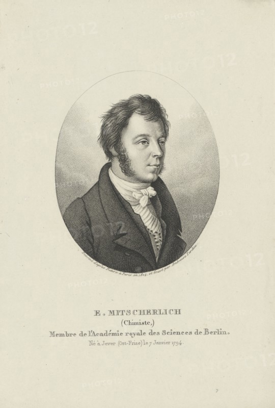 Portrait of Eilhard Mitscherlich (1794-1863) , c. 1830-1840.