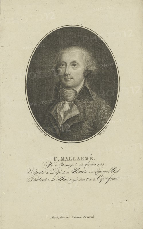 François-René-Augustin Mallarmé (1755-1831) , c. 1800.
