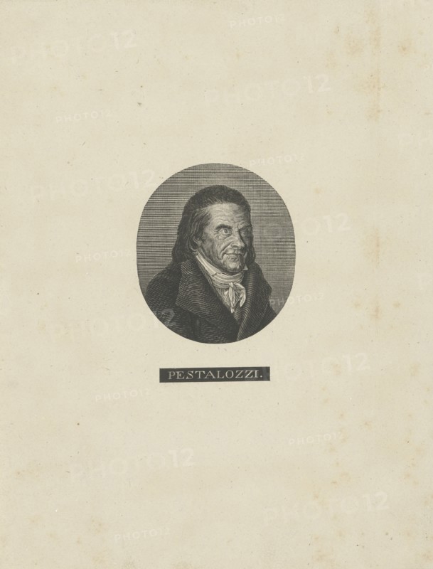 Portrait of Johann Heinrich Pestalozzi (1746-1827) , c. 1830.