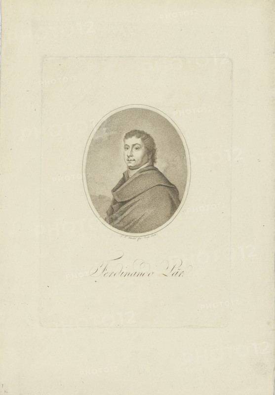 Portrait of Ferdinando Paer (1771-1839), 1802.