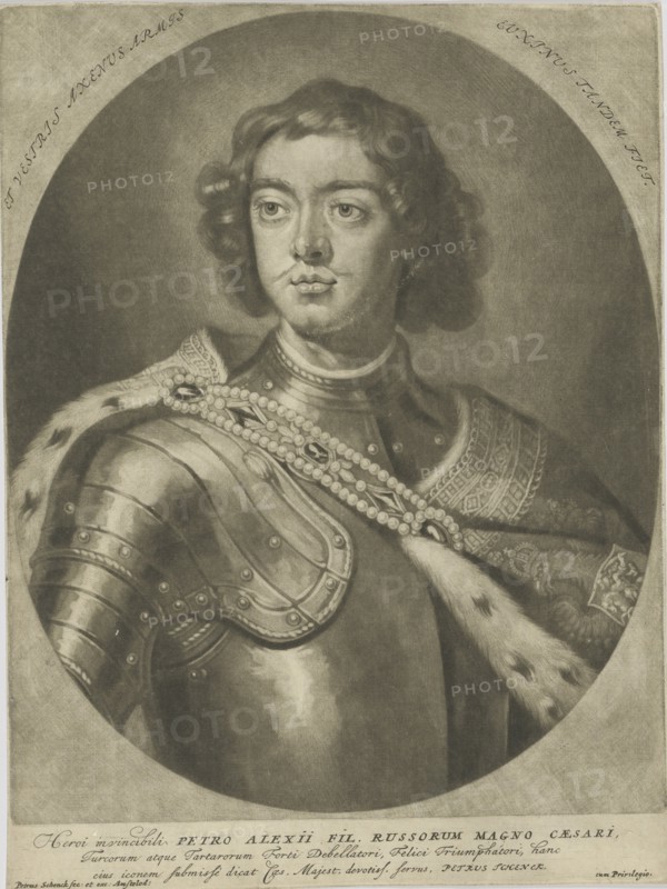 Portrait of Emperor Peter I the Great (1672-1725), um 1700.