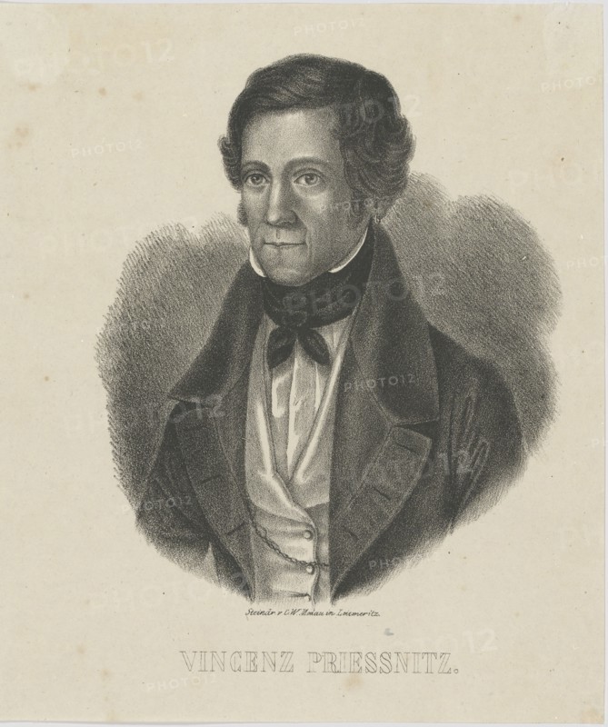 Portrait of Vincenz Priessnitz (1799-1851), c. 1840.