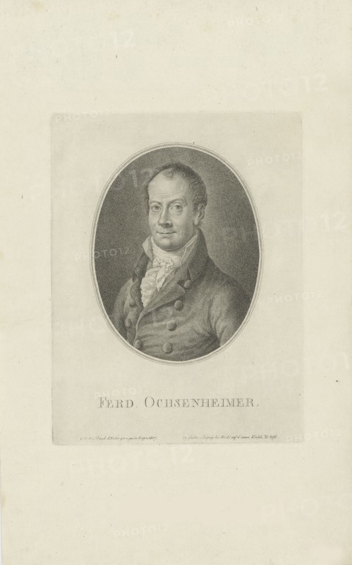 Portrait of Ferdinand Ochsenheimer (1767-1822) , 1807.